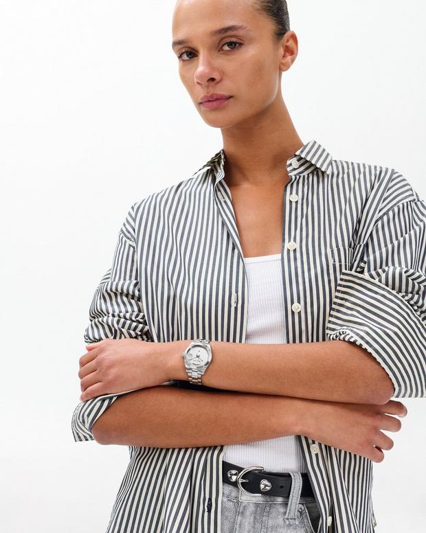 Rag & Bone Lex Day Date Bracelet Watch 34mm