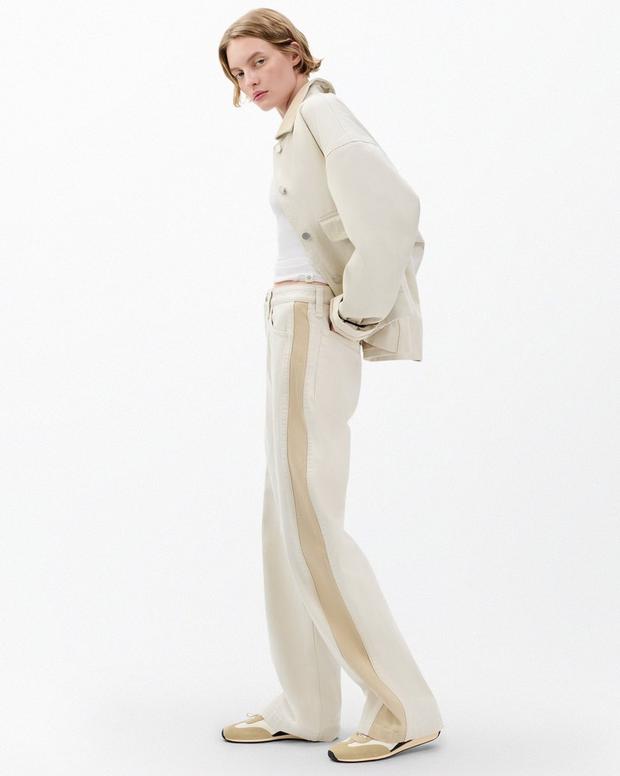 rag & bone Logan Spliced Wide-Leg Jeans