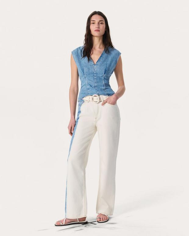 rag & bone Logan Wide-Leg Jeans