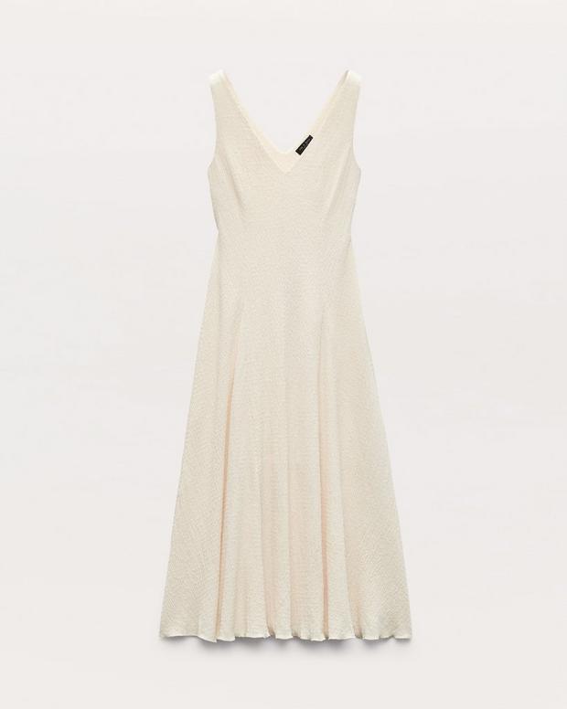 Rag & Bone Lou V-Neck Midi Dress