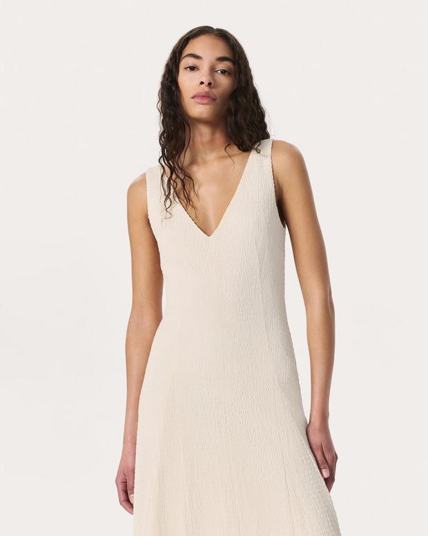 Rag & Bone Lou V-Neck Midi Dress