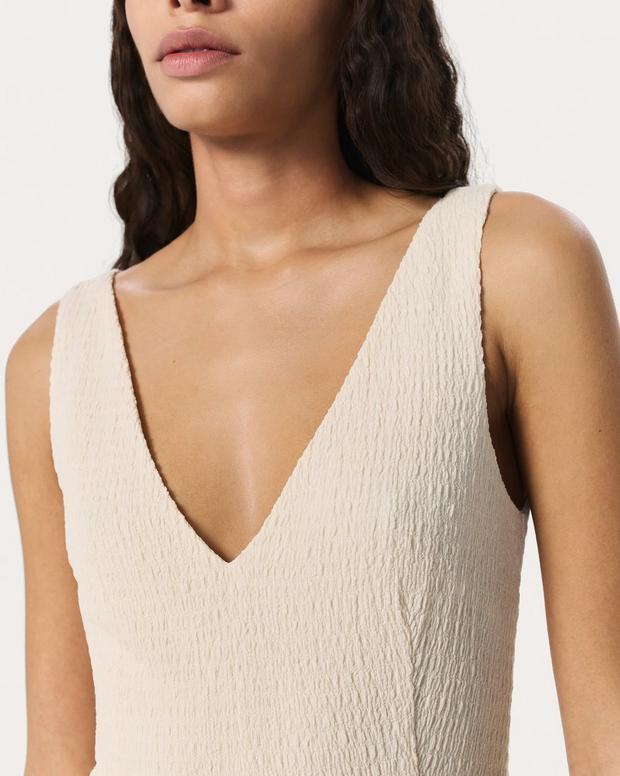 Rag & Bone Lou V-Neck Midi Dress