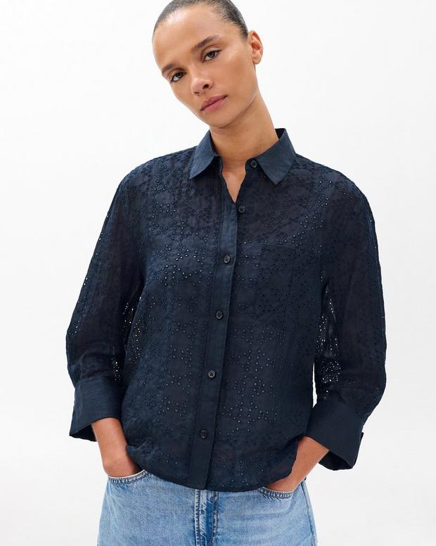 rag & bone Lucia Eyelet Shirt