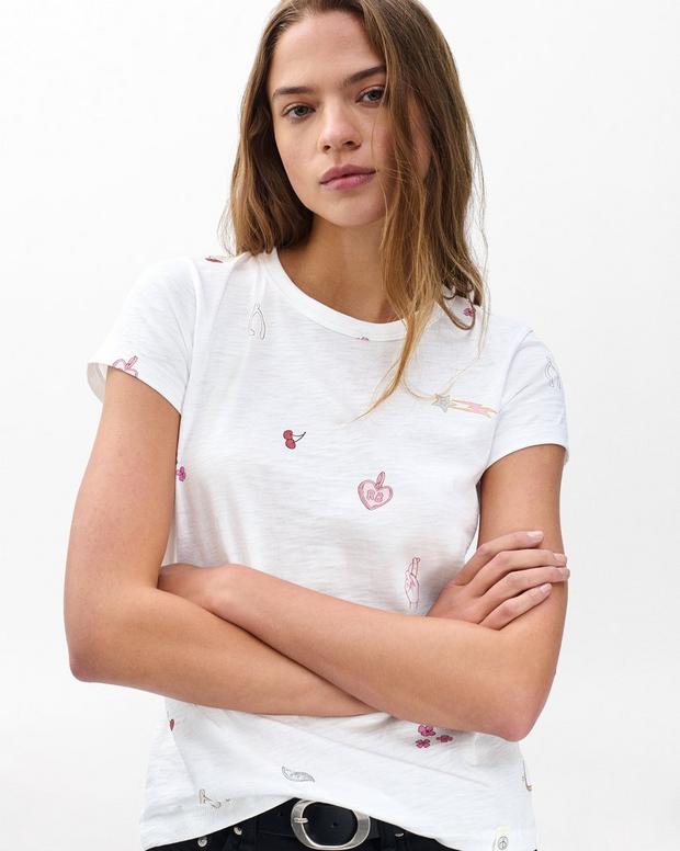 rag & bone Lucky Charm Graphic Tee