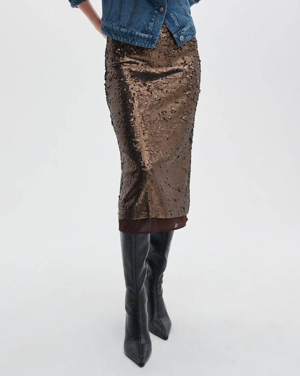 Rag & Bone Lucy Sequined Skirt