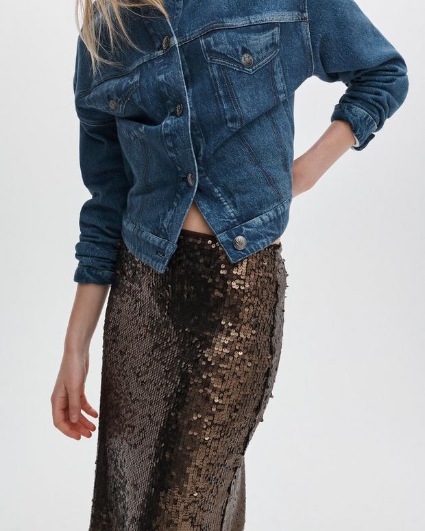 Rag & Bone Lucy Sequined Skirt