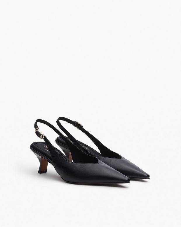 Rag & Bone Madison Leather Slingbacks