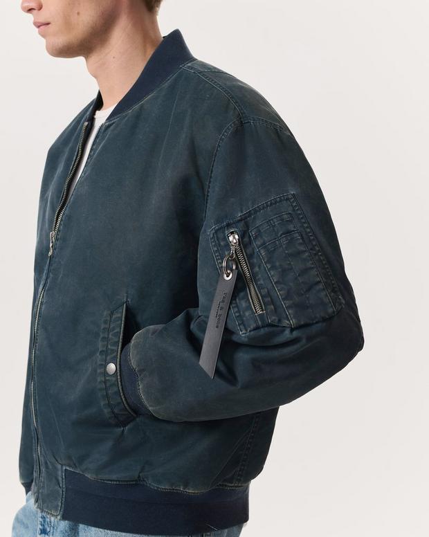 Rag & Bone Manston Relaxed Fit Bomber Jacket