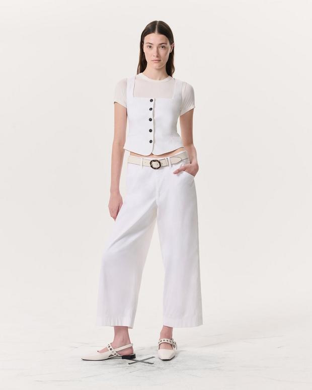 Rag & Bone Mariana Linen-Blend Vest