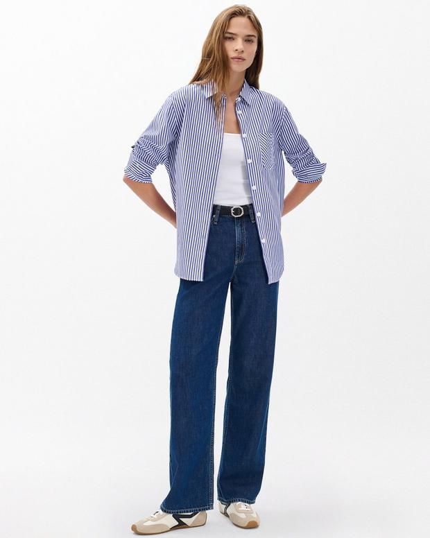 Rag & Bone Maxine Poplin Stripe Shirt