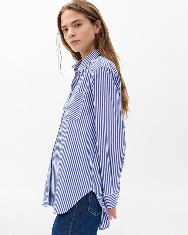 Rag & Bone Maxine Poplin Stripe Shirt