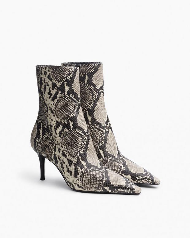 Rag & Bone Mercer Embossed Leather Ankle Boots