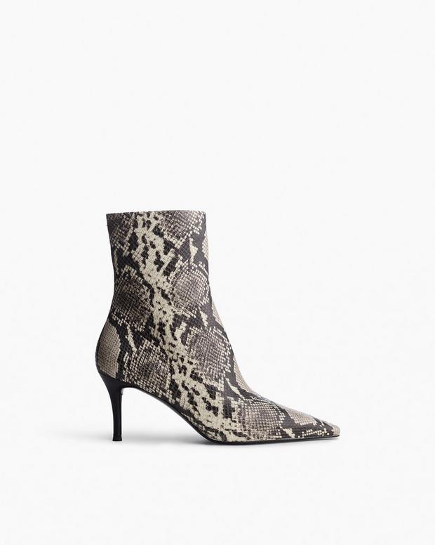 rag & bone Mercer Embossed Leather Ankle Boots