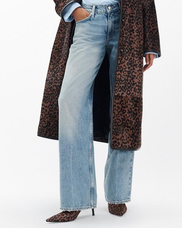 Rag & Bone Mercer Leopard Calf Hair Ankle Boots