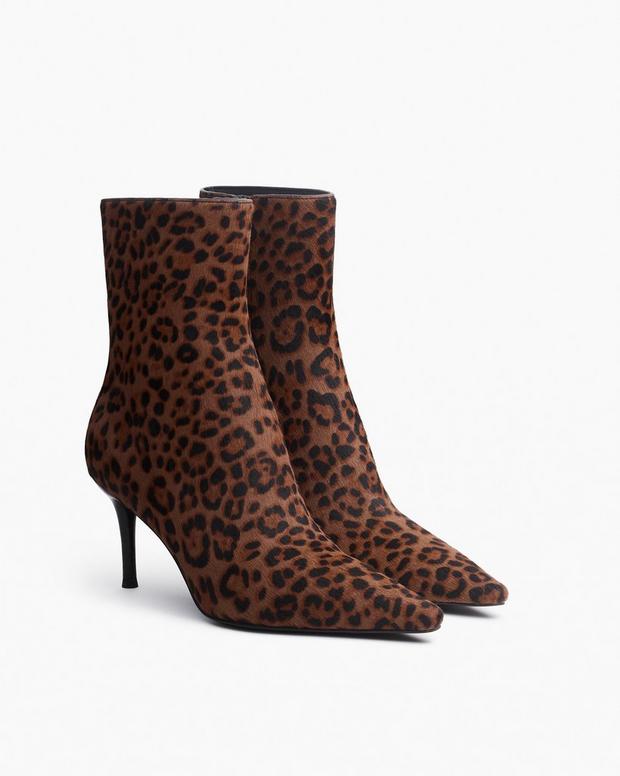 Rag & Bone Mercer Leopard Calf Hair Ankle Boots