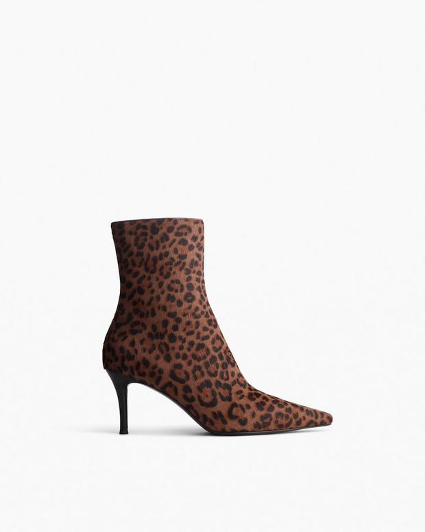 rag & bone Mercer Leopard Calf Hair Ankle Boots