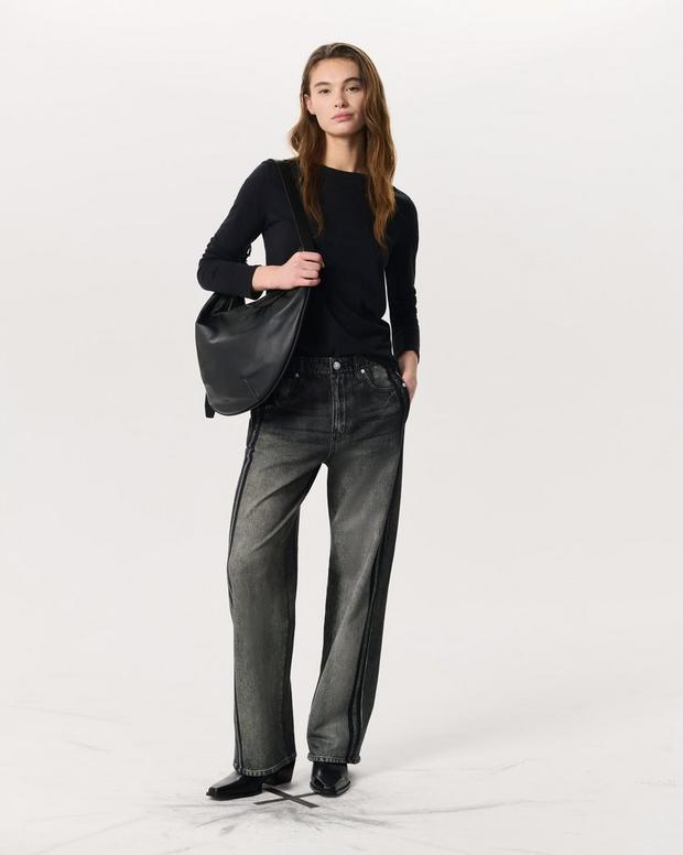 Rag & Bone Mercer Medium Leather Hobo Bag