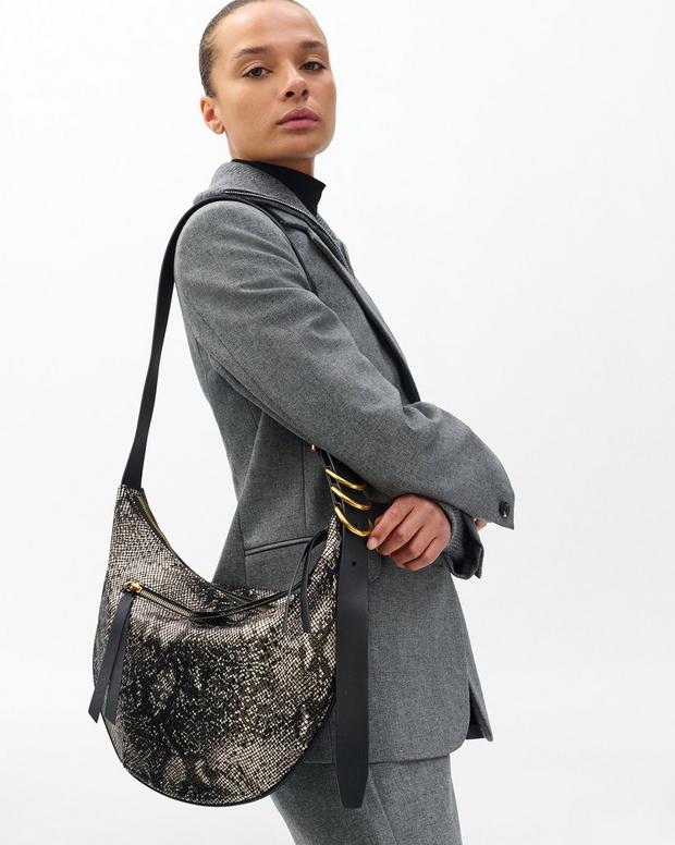 Rag & Bone Mercer Medium Python Leather Hobo