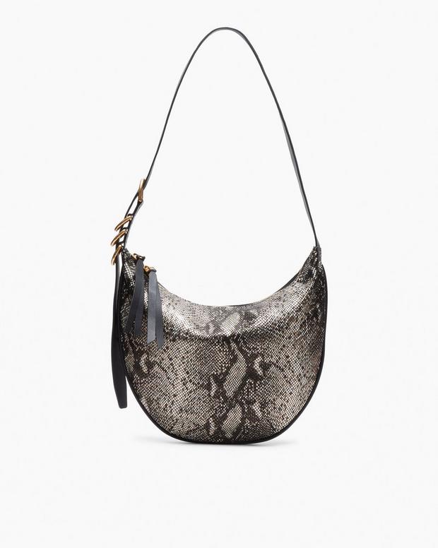 rag & bone Mercer Medium Python Leather Hobo