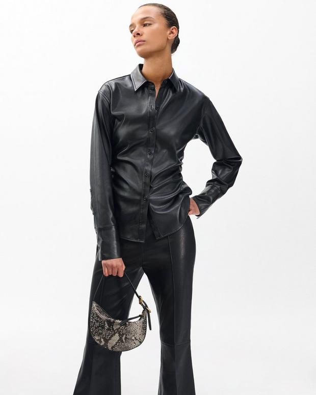 Rag & Bone Mercer Small Python Leather Hobo