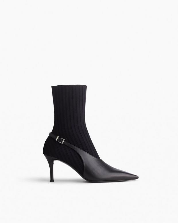 rag & bone Mercer Sock Slingback Boots