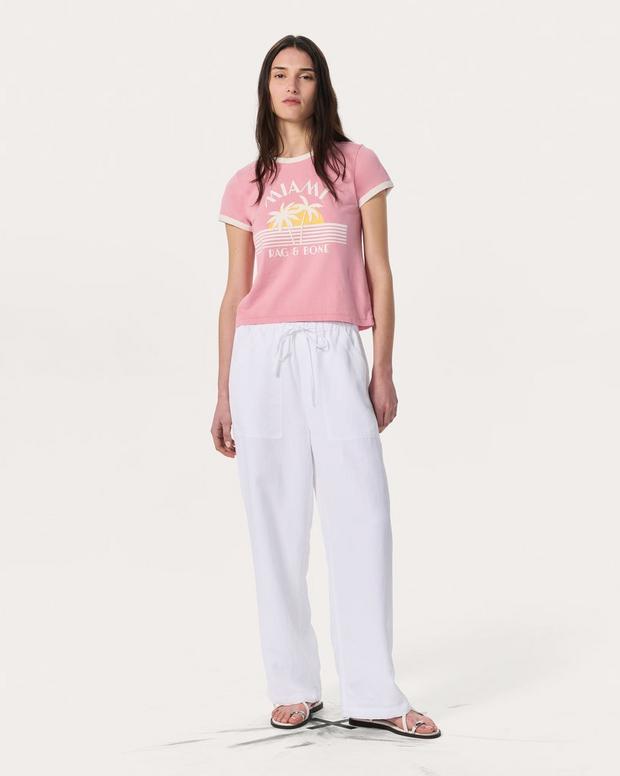 Rag & Bone Miami Boxy Graphic Tee