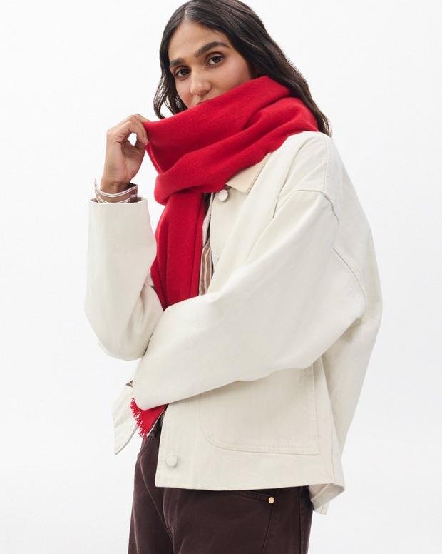 rag & bone Mila Textured Italian Cashmere Scarf