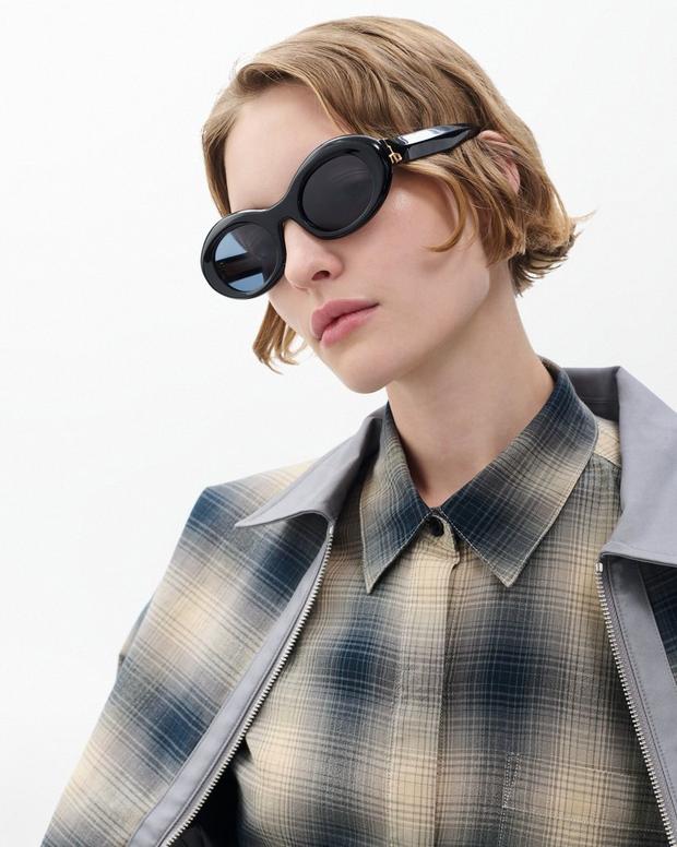 Rag & Bone Miley Oval Sunglasses