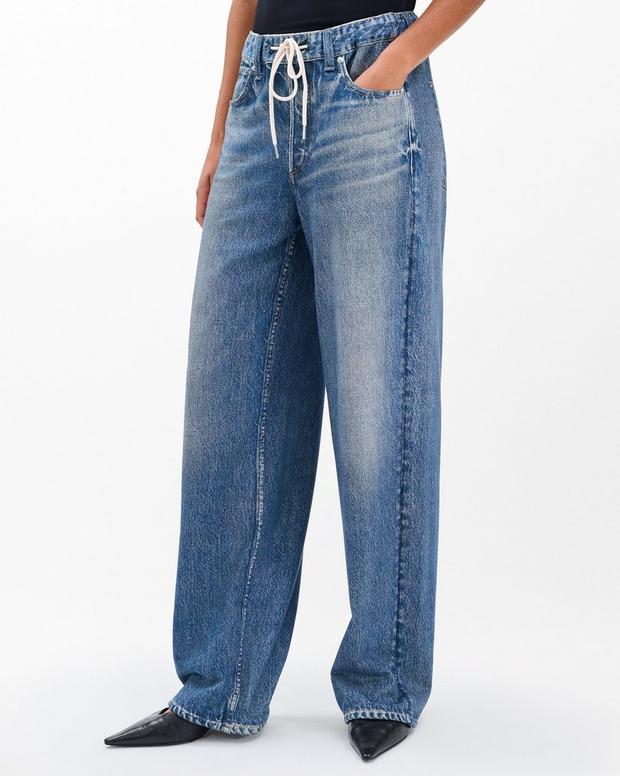 Rag & Bone Miramar Drawstring Wide-Leg Pants