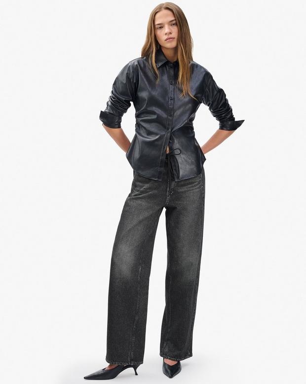 rag & bone Miramar Drawstring Wide-Leg Pants