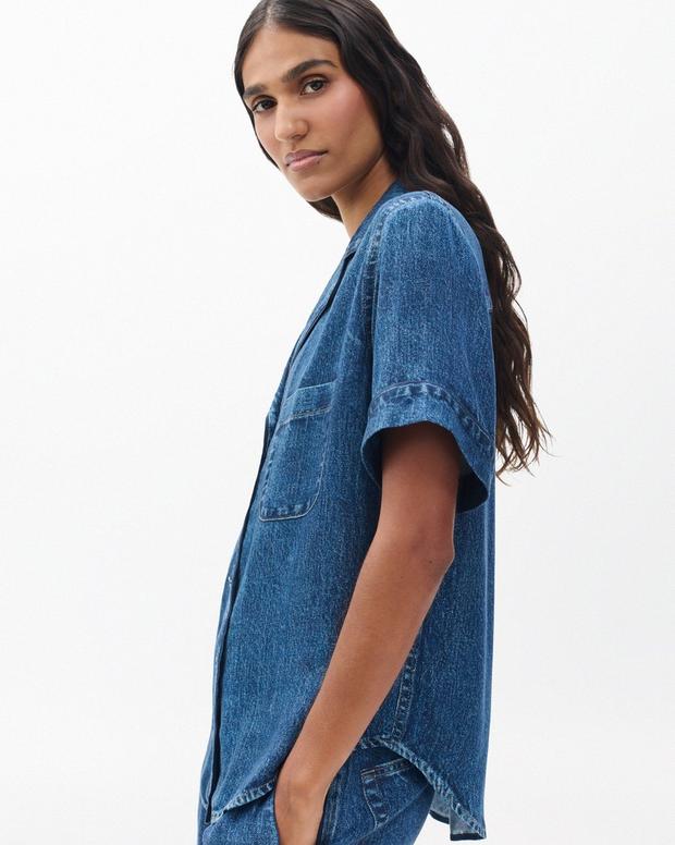 Rag & Bone Miramar Short-Sleeve Lounge Shirt