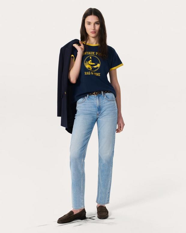 Rag & Bone Montauk Boxy Graphic Tee