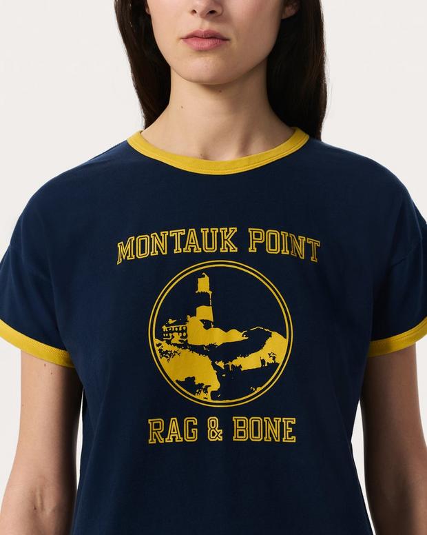 Rag & Bone Montauk Boxy Graphic Tee