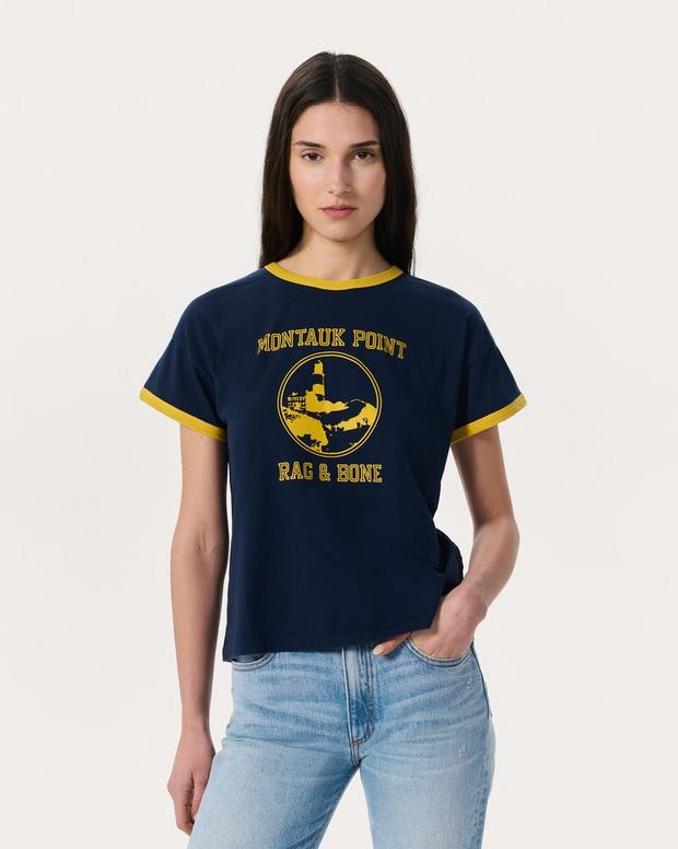 rag & bone Montauk Boxy Graphic Tee