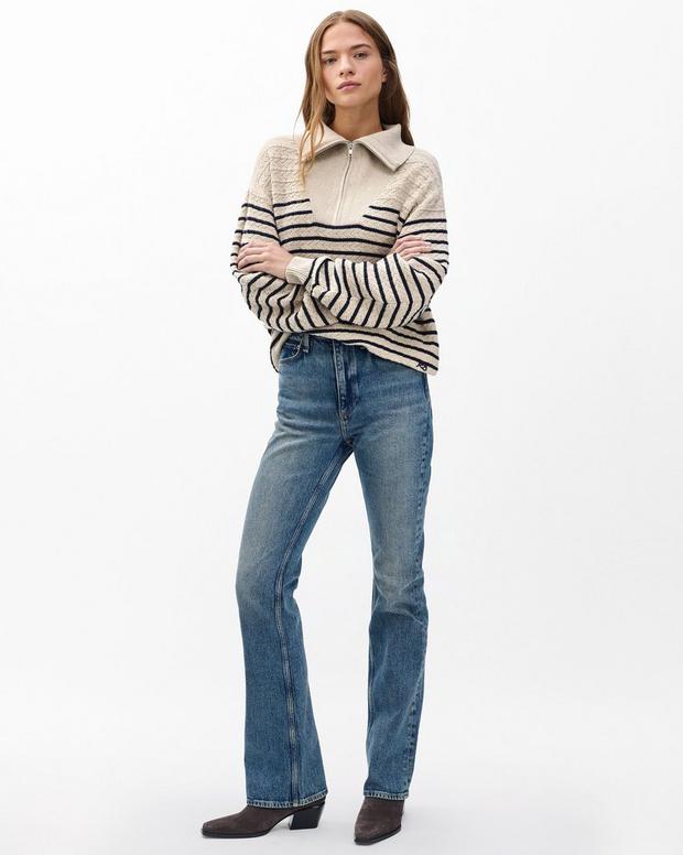 Rag & Bone Natalia Cashmere Half-Zip Sweater
