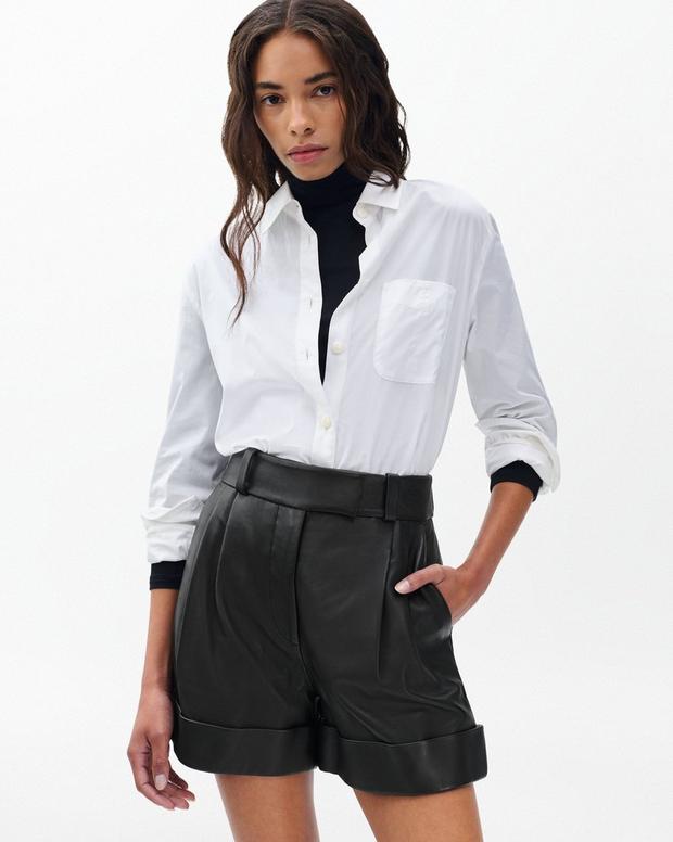 Rag & Bone Neila Leather Shorts