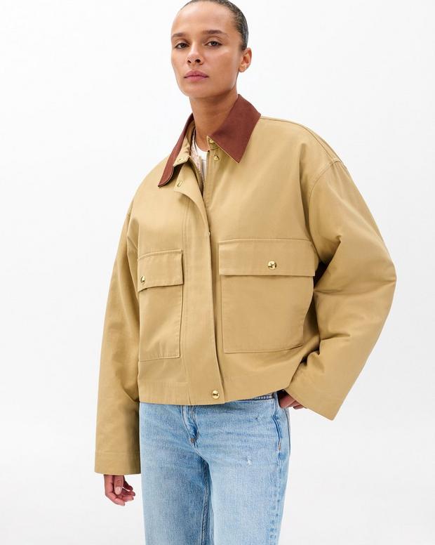 rag & bone Nonie 2-in-1 Cotton Twill Jacket