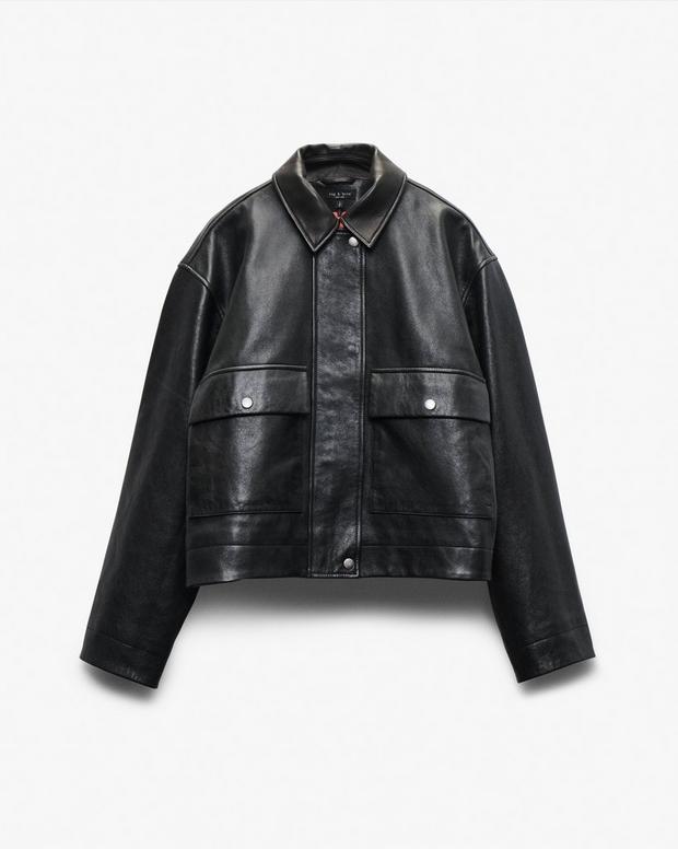 Rag & Bone Nonie Lamb Leather Jacket