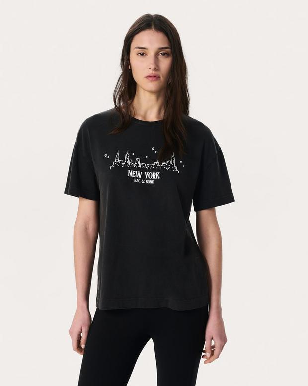rag & bone NYC Skyline Graphic Tee