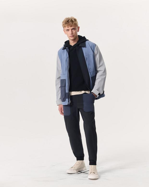 Rag & Bone Pace Color-Blocked Chore Jacket