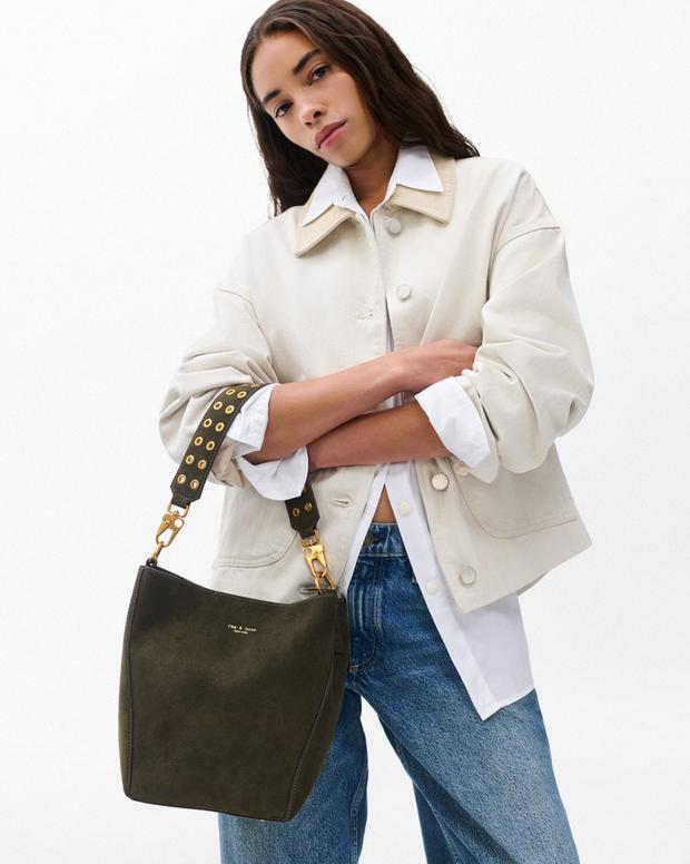 rag & bone Parker Suede Bucket Bag