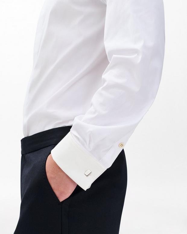 Rag & Bone Patrick Poplin Tuxedo Shirt