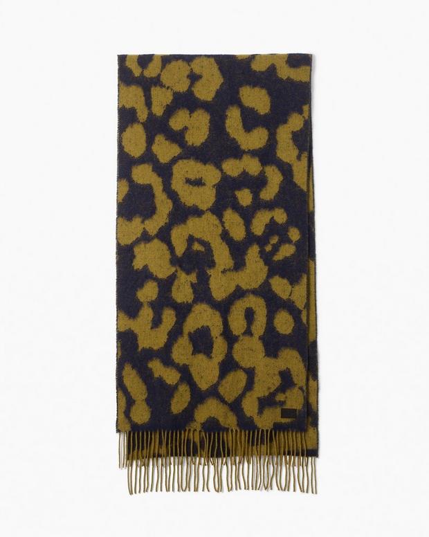Rag & Bone Piper Leopard-Print Scarf
