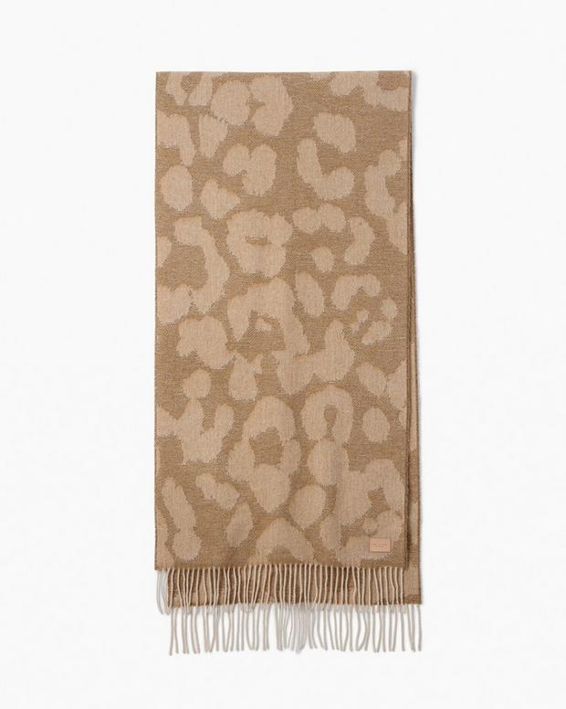 Rag & Bone Piper Leopard-Print Scarf