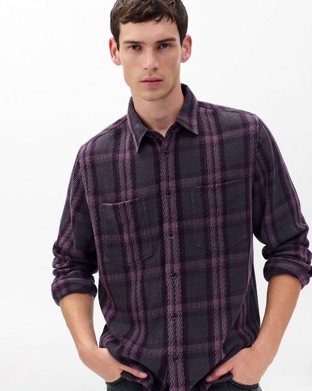 rag & bone Plaid Twill CPO Overshirt