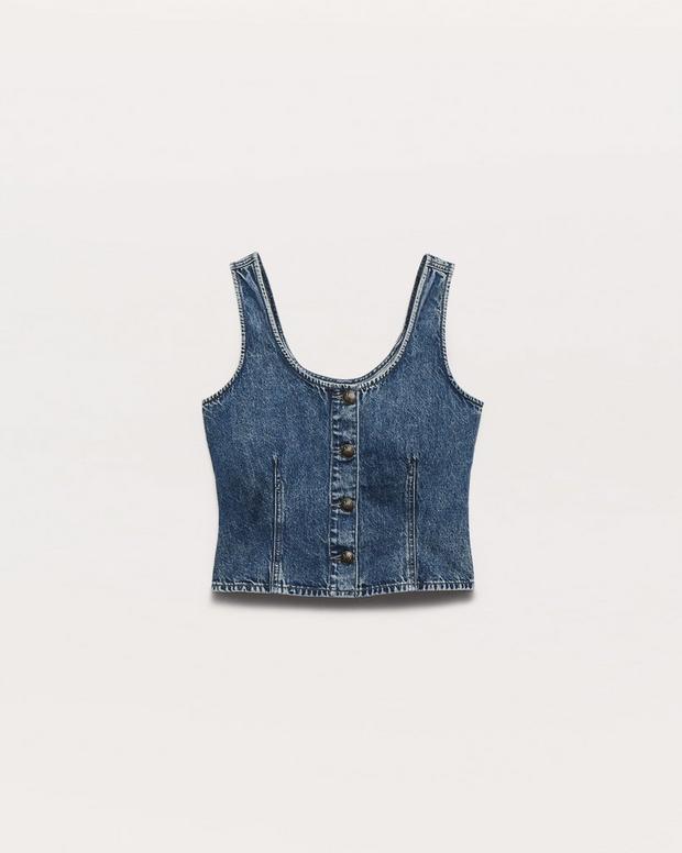 Rag & Bone Poppy Denim Tank Top
