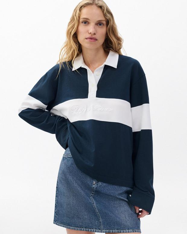 rag & bone rb Cotton Rugby Shirt