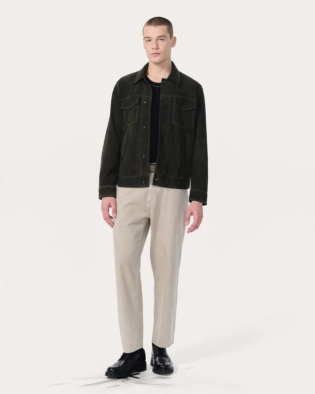 Rag & Bone Rb Suede Trucker Jacket