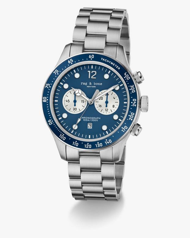 Rag & Bone Reid Chronograph Bracelet Watch 42mm
