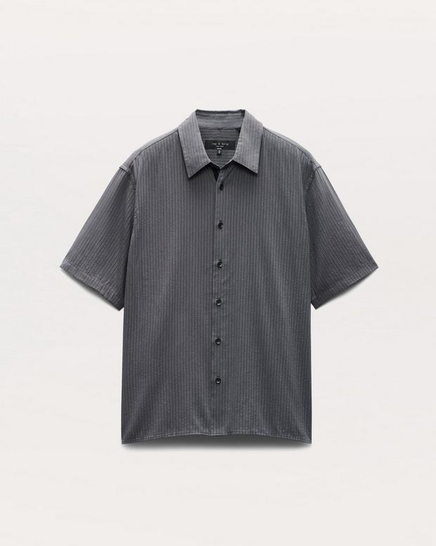 Rag & Bone Relaxed Fit Dalton Dobby Striped Shirt